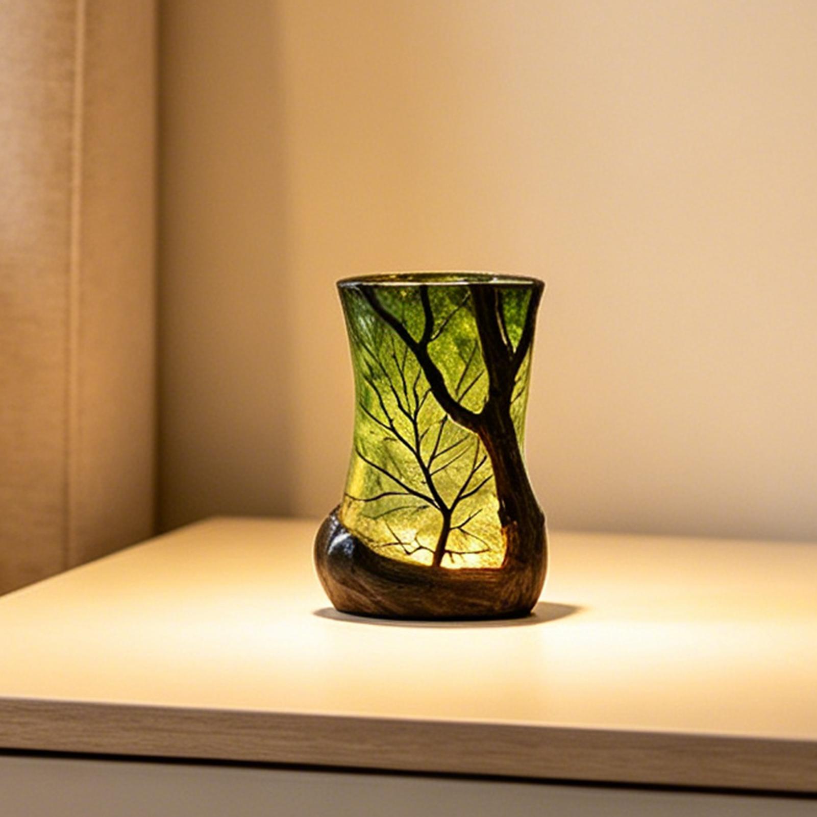 Room Decor Lighting Lamp - Bedside Table Lamp Forest Nightlight Decorative