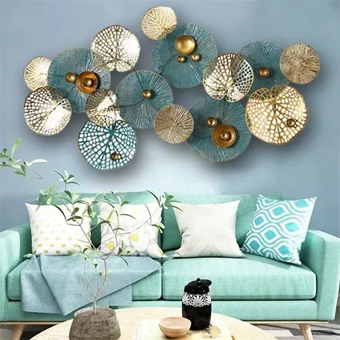 Lighting Metal Wall Decor - Modern Light Luxury Wall Hanging DecorationThree-dimensional