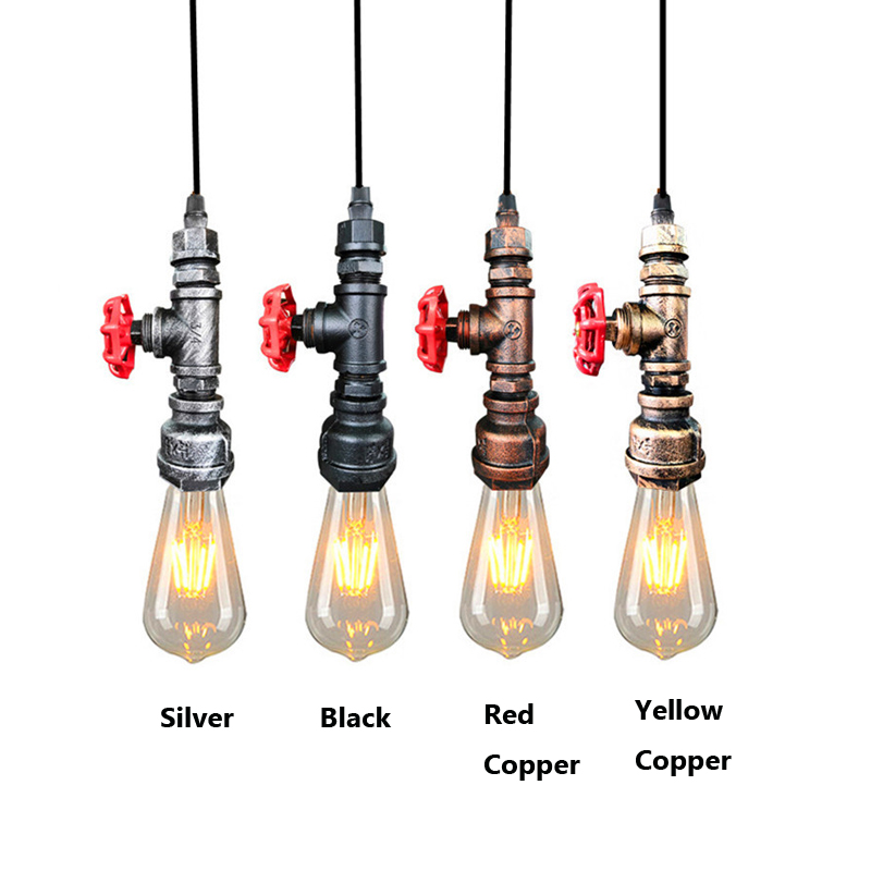 Lighting Metal Wall Decor - Retro Loft Industry Wind Water Pipe