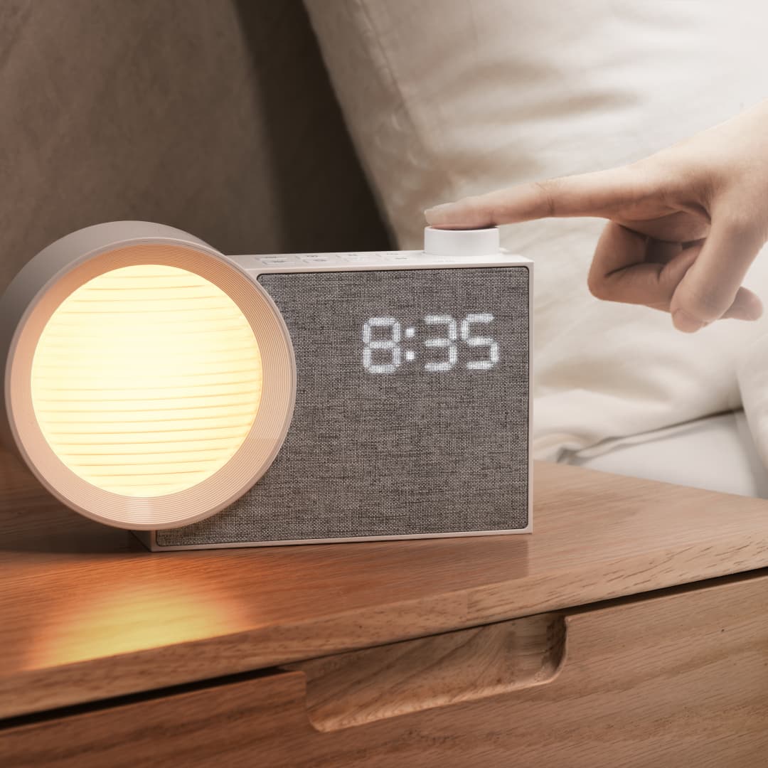 Room Decor Lighting Lamp - WILIT LED Night Light Alarm Clock