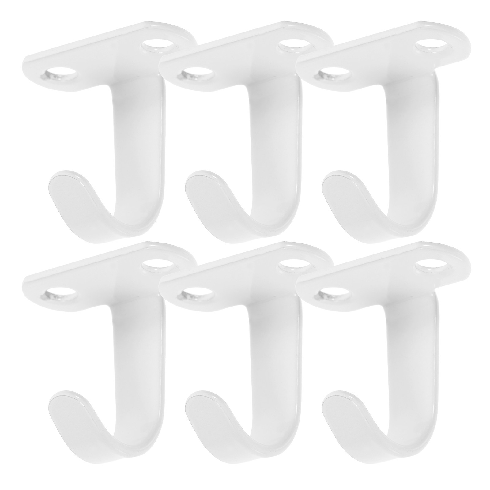 Lighting Metal Wall Decor - 6Pcs Screw Mounted Metal Ceiling Hooks