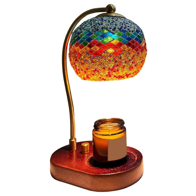 A93Z Stained Glass Electric Ca - Wax Melter Electric ulasan dan harga