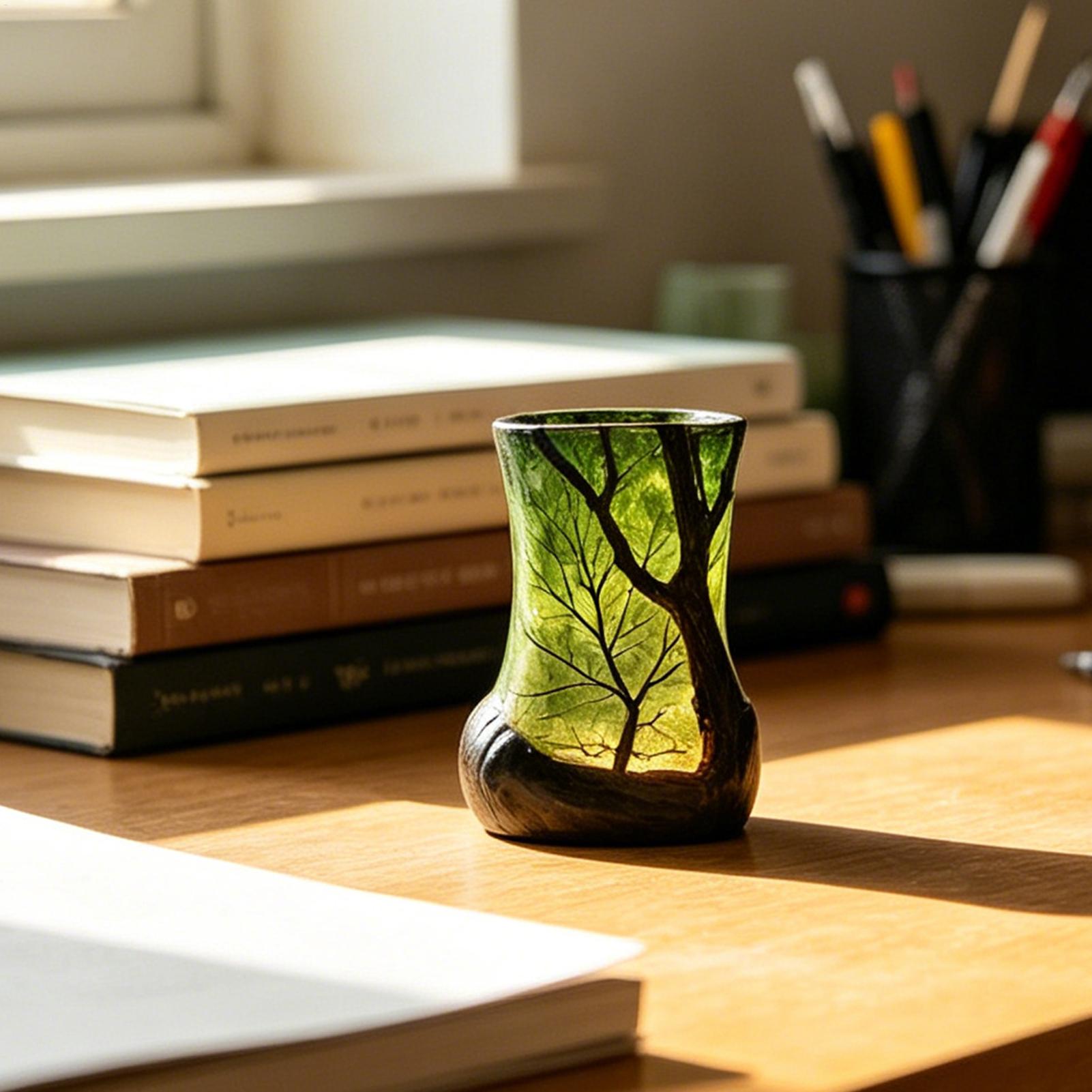 Bedside Table Lamp Forest Nigh - Room Decor Lighting Lamp ulasan dan harga