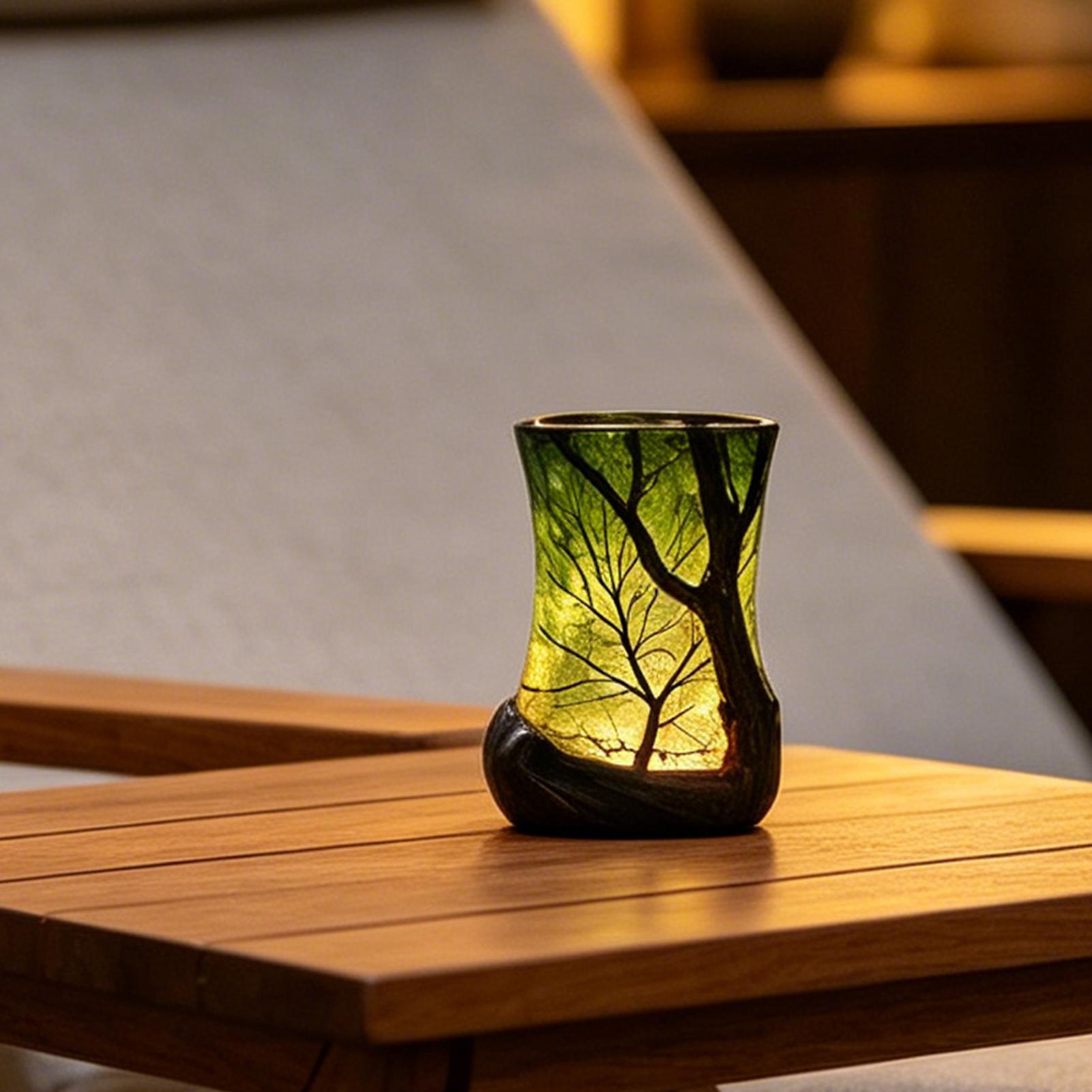 Bedside Table Lamp Forest Nigh - Room Decor Lighting Lamp ulasan dan harga