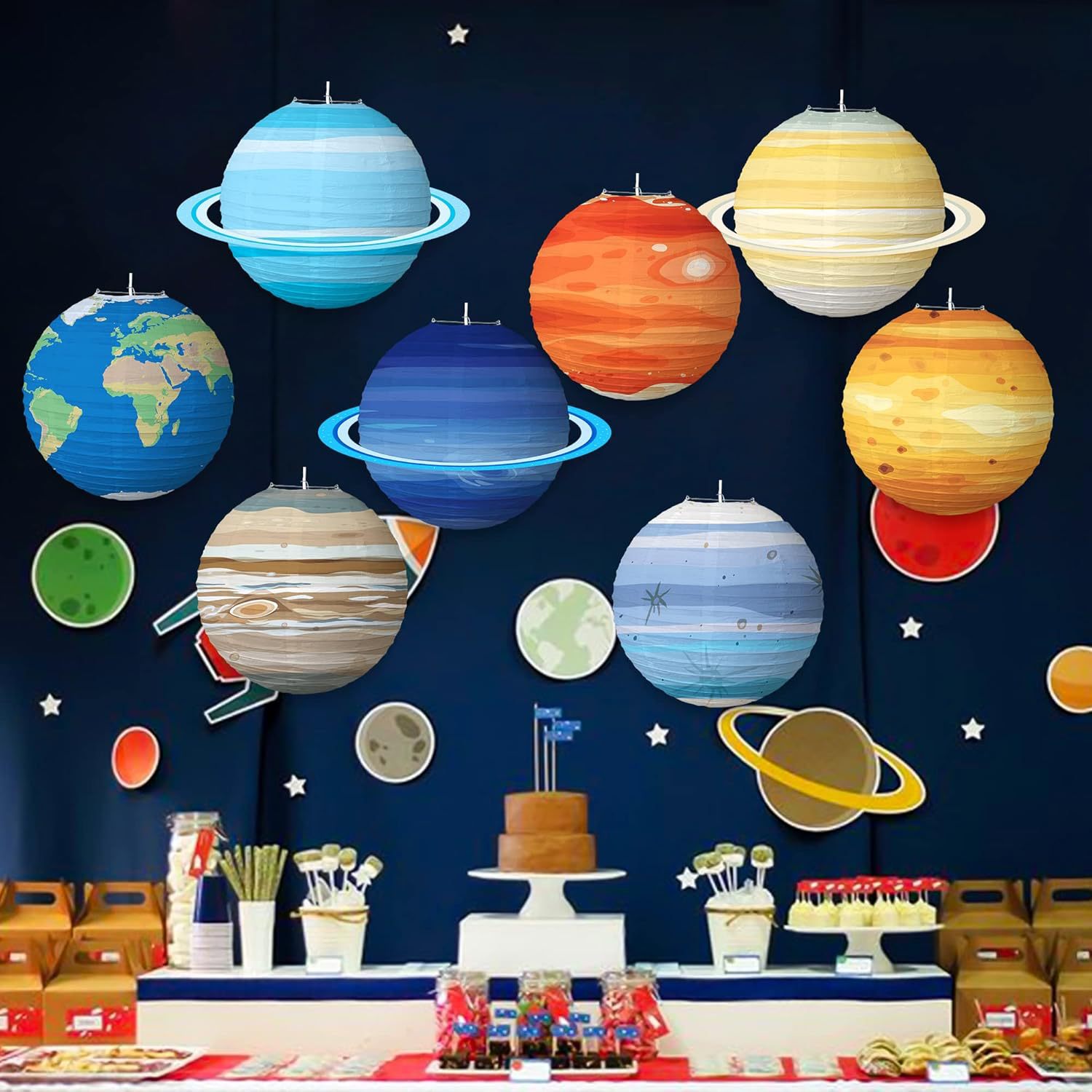 Solar System Creative Planet P - Lantern Paper Solar ulasan dan harga