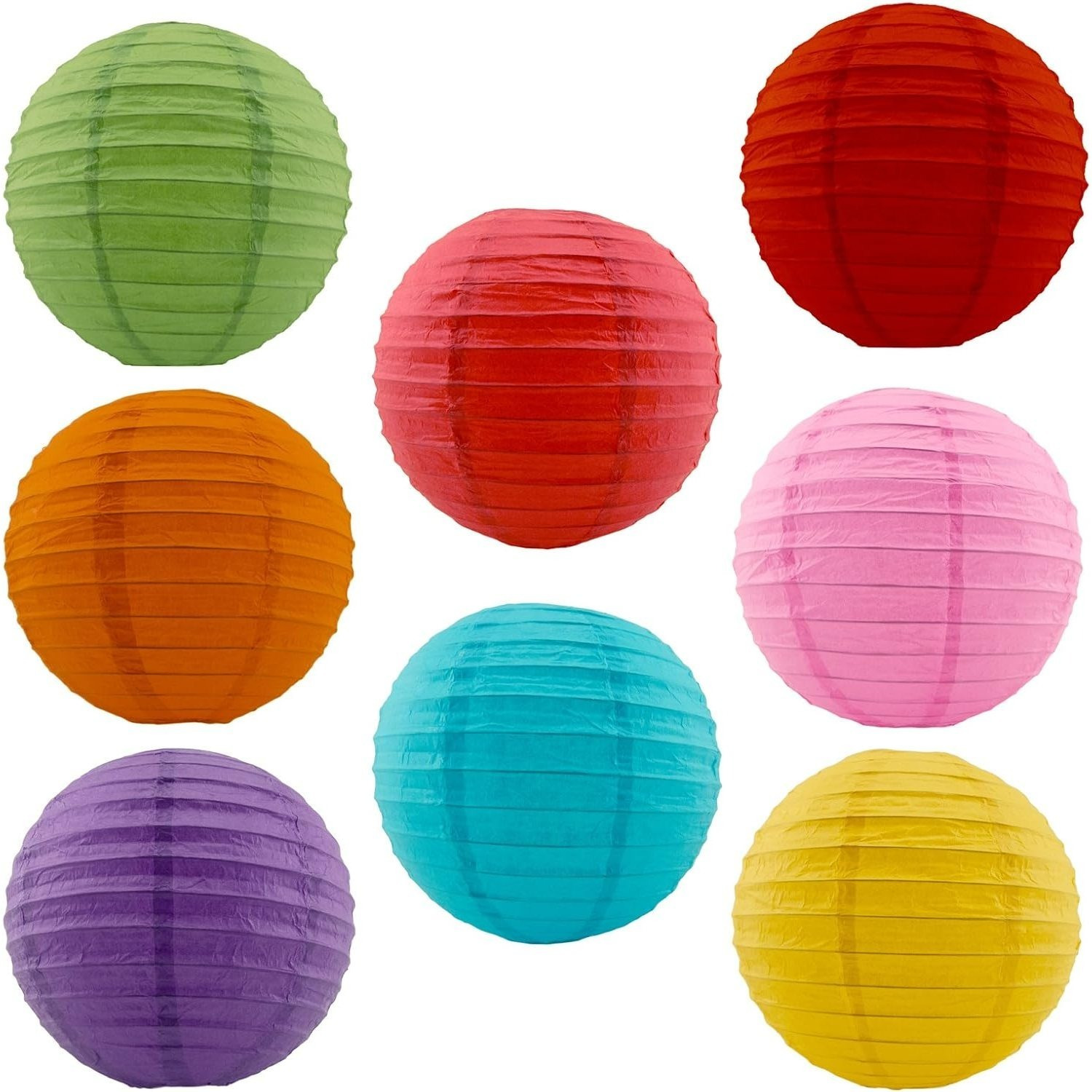 Paper Lanterns (8-Inch (20 cm) - Lantern Paper Solar ulasan dan harga