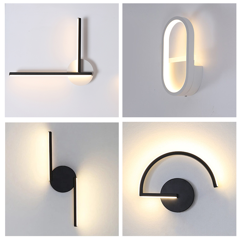 Modern Nordic LED Wall Lamp, M - Room Decor Lighting Lamp ulasan dan harga