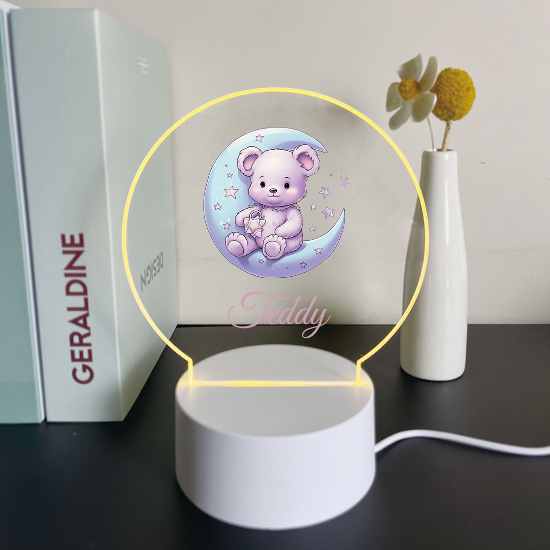 1pc Personalize Custom Moon be - Room Decor Lighting Lamp ulasan dan harga