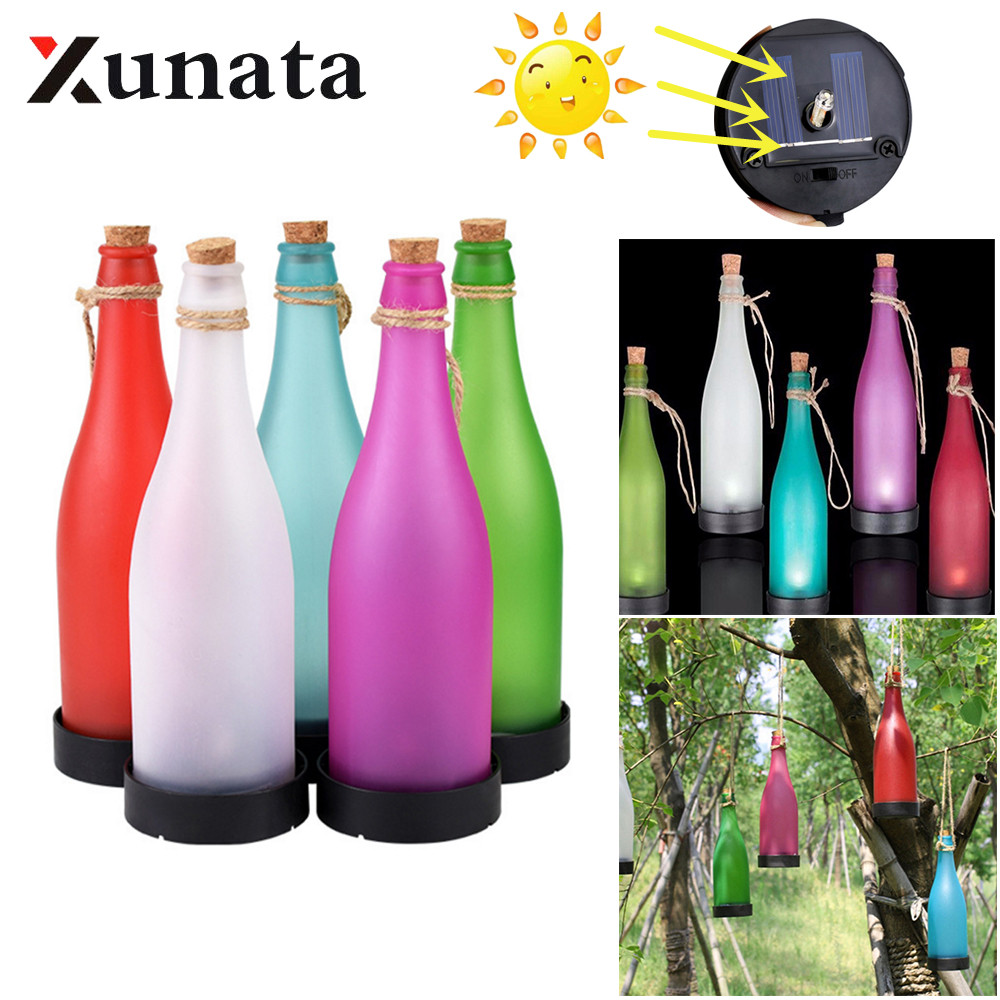 Wine Bottle Hanging Light Lamp - Lantern Paper Solar ulasan dan harga