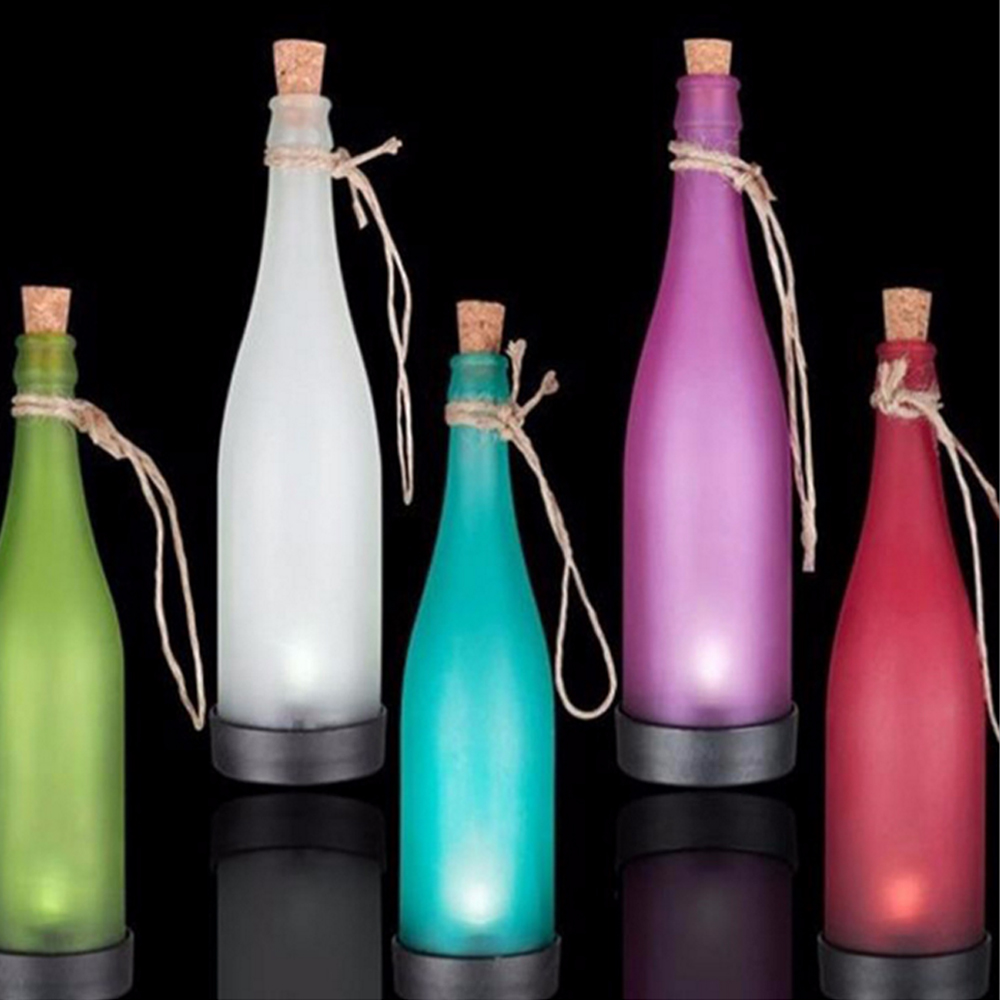 Wine Bottle Hanging Light Lamp - Lantern Paper Solar ulasan dan harga
