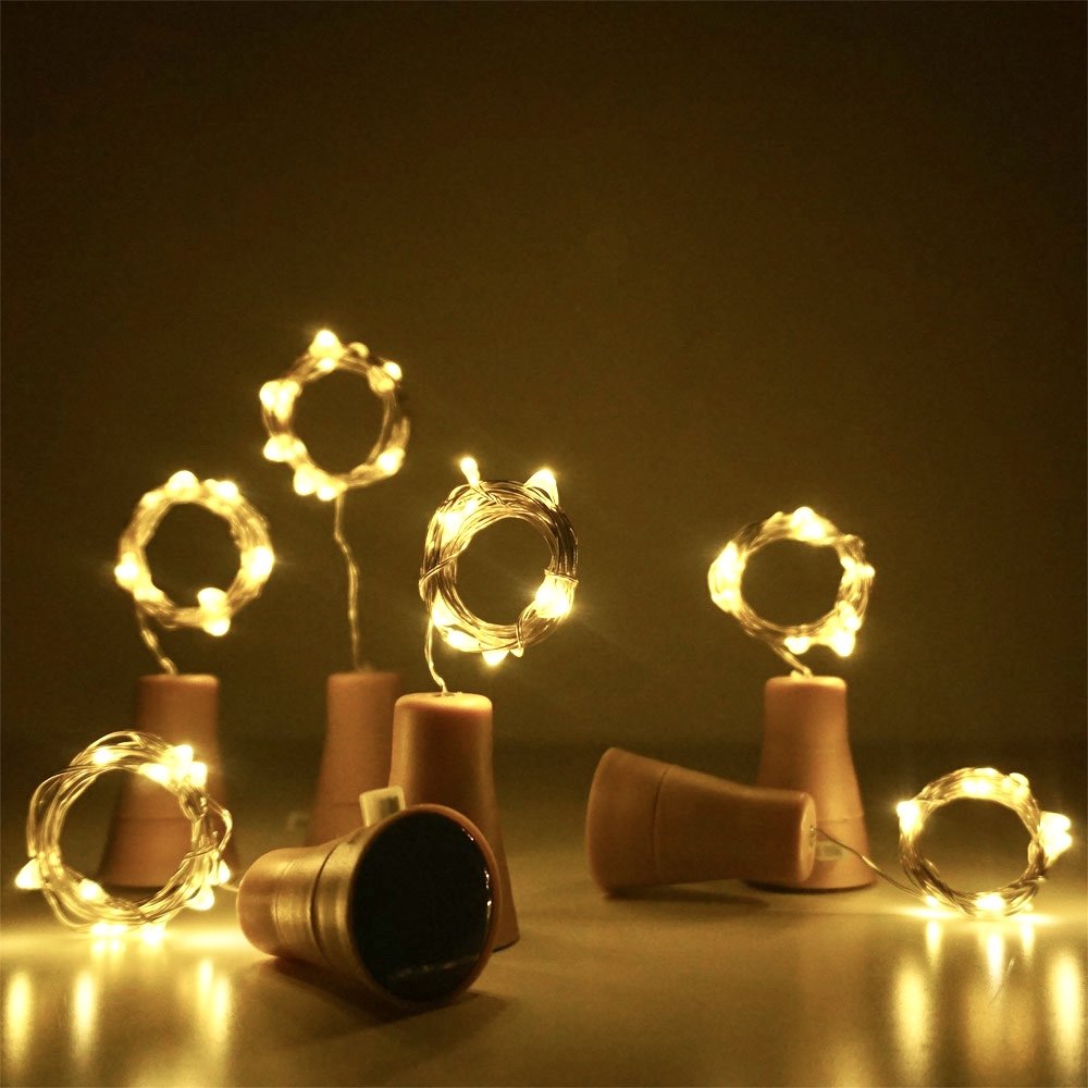 10/20LEDs Solar Wine Bottle St - Lantern Paper Solar ulasan dan harga