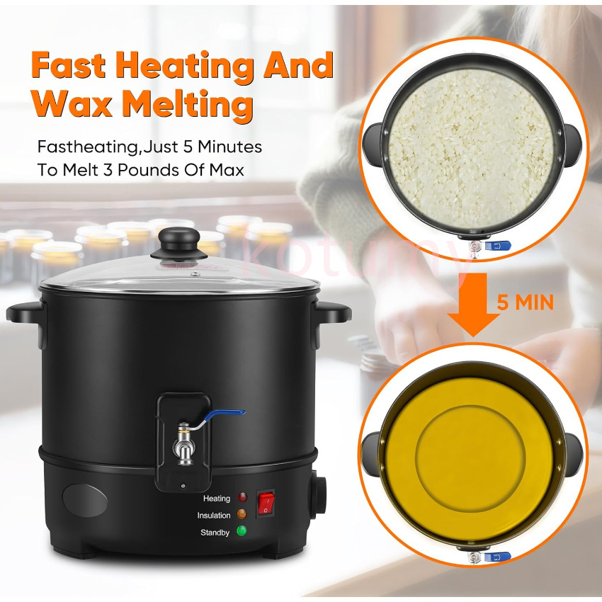 EU US Plug Electric Melting Ca - Wax Melter Electric ulasan dan harga