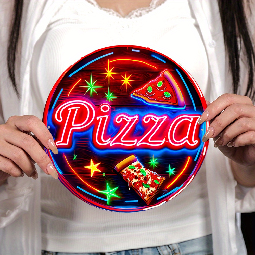 2D Metal Sign Flat Print  Roun - Lighting Metal Wall Decor ulasan dan harga