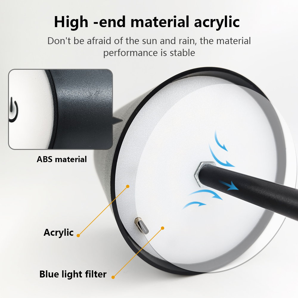 LED Rechargeable Desk Light Wi - Room Decor Lighting Lamp ulasan dan harga