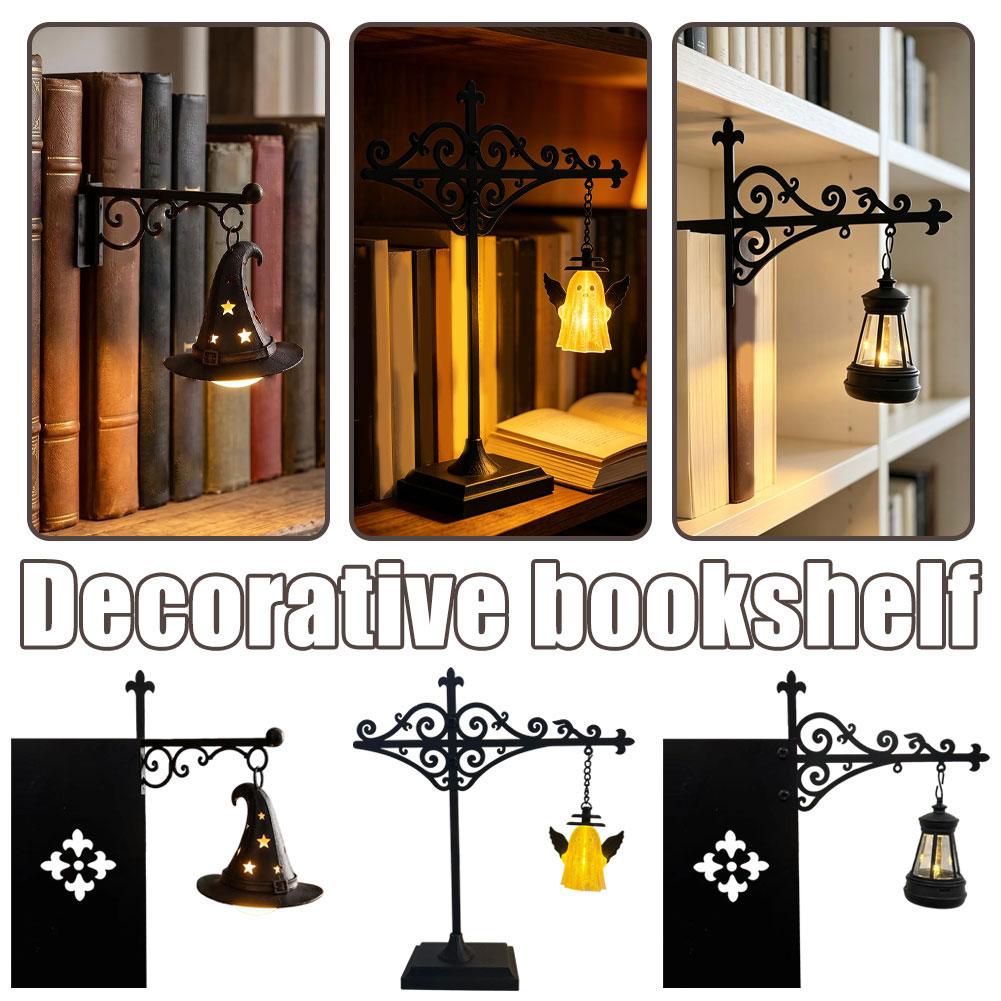 Retro Gothic Bookshelf Lamp Li - Room Decor Lighting Lamp ulasan dan harga